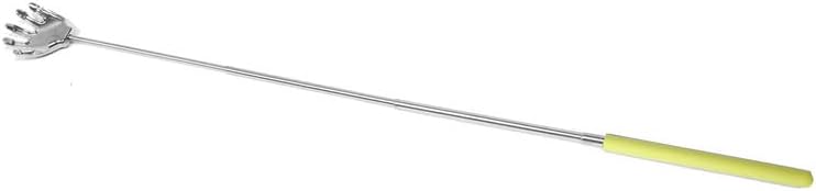 Daiso خدش الظهر القابل للتمديد من دايسو - أصفر وفضي - Image 2